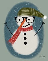 Hip Snowman Fine Art Print