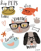 Hip Pets Fine Art Print