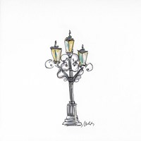 Lamp Post Framed Print