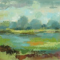 Windsor Blue Field II Framed Print