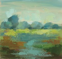 Windsor Blue Field III Framed Print