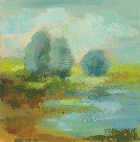 Windsor Blue Field I Framed Print