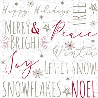 Merry & Bright Red Fine Art Print
