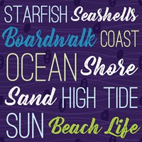 Cape Cod Typography Fine Art Print