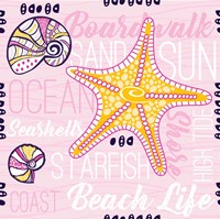 Boardwalk Typography Fine Art Print