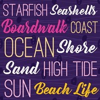 Cape Cod Typography Fine Art Print