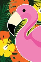 Tropical Flamingo Framed Print