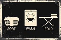 Sort, Wash, Fold Fine Art Print