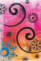 Warm Colors Florals Fine Art Print