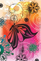 Warm Colors Florals II Fine Art Print