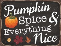 Pumpkin Spice Framed Print