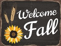 Welcome Fall Framed Print