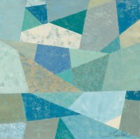 Teal Geo Metric Fine Art Print