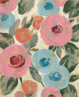 Parisian Floral III Framed Print