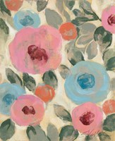 Parisian Floral II Framed Print