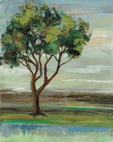 Down the Road I Framed Print