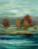 Malachite Lake I Framed Print