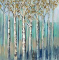 Birches at Dawn Fine Art Print