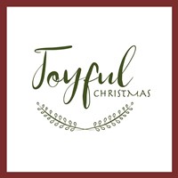 Joyful Christmas Framed Print