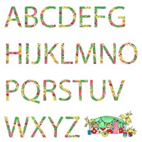 Camper Alphabet Fine Art Print