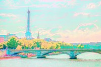 Pastel Paris Fine Art Print