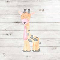 Watercolor Giraffe Fine Art Print