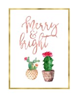 Merry and Bright Succulent Fine Art Print