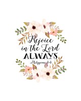 Philippians 4:4 Fine Art Print