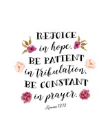 Romans 12:12 Fine Art Print