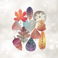 Leaves on Bokeh Fine Art Print
