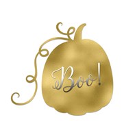 Boo Gold Pumpkin Fine Art Print