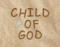 Child of God Sand Fine Art Print