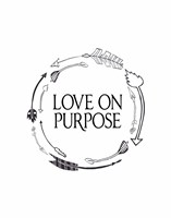 Love on Purpose Wreath Fine Art Print