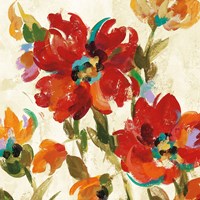 July in the Garden III Framed Print