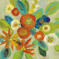 Flower Market III Cool Framed Print