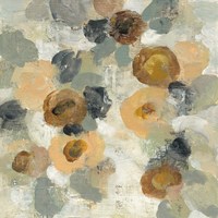 Neutral Floral III Framed Print