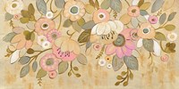 Decorative Pastel Flowers Fine Art Print