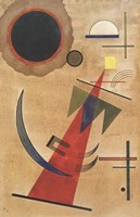 Pointed Red Shape, 1925 Fine Art Print