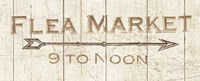 Flea Market Sign Fine Art Print