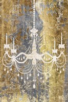 Gilded Chandelier Fine Art Print