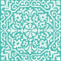 Amadora Blue - Tile VIII Framed Print