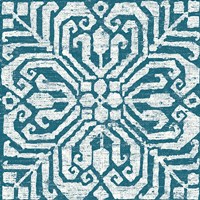 Amadora Blue - Tile VII Framed Print