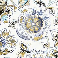 Ceylon Gardens IV Black and Gold Fine Art Print