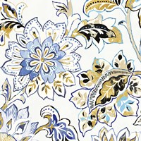 Ceylon Gardens VI Black and Gold Fine Art Print