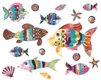 Boho Reef I Fine Art Print