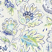 Ceylon Gardens V Indigo Fine Art Print