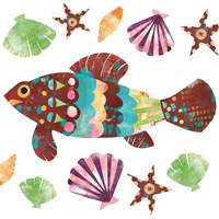 Boho Reef II Fine Art Print