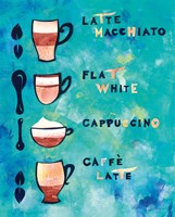 Cafe Collage V Fine Art Print