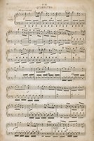 Sheet of Music III Framed Print