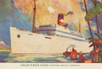 Great White Fleet Postcard II Crop Fine Art Print